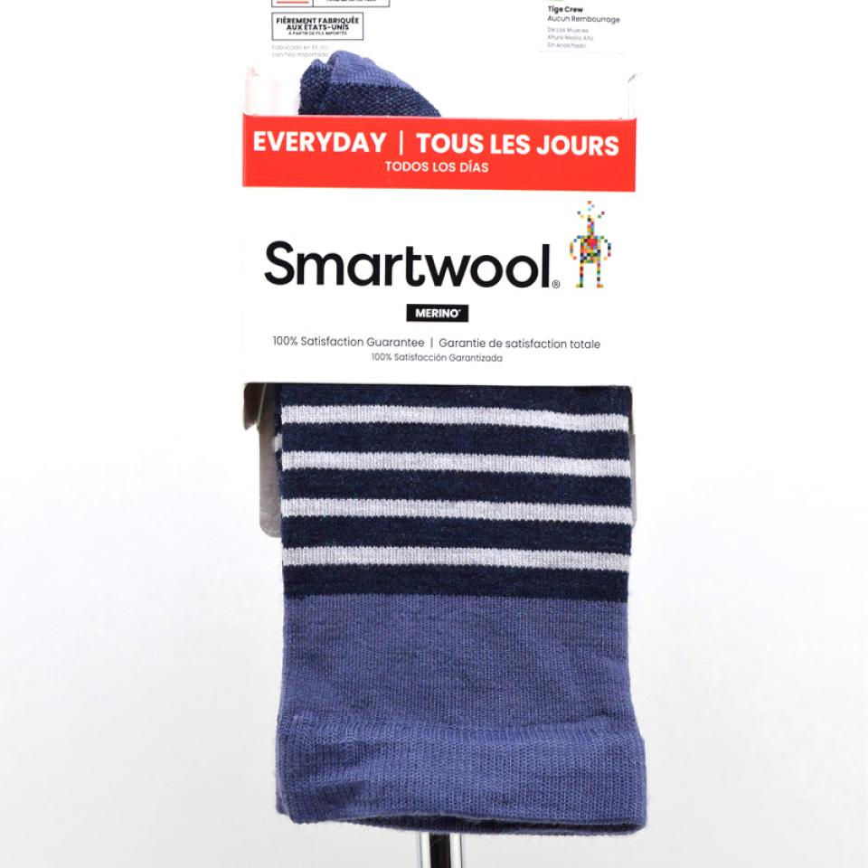 BAS REG - W EVERYDAY PIN STRIPE CREW - SMARTWOOL BAS REG - W EVERYDAY PIN STRIPE CREW - SMARTWOOL