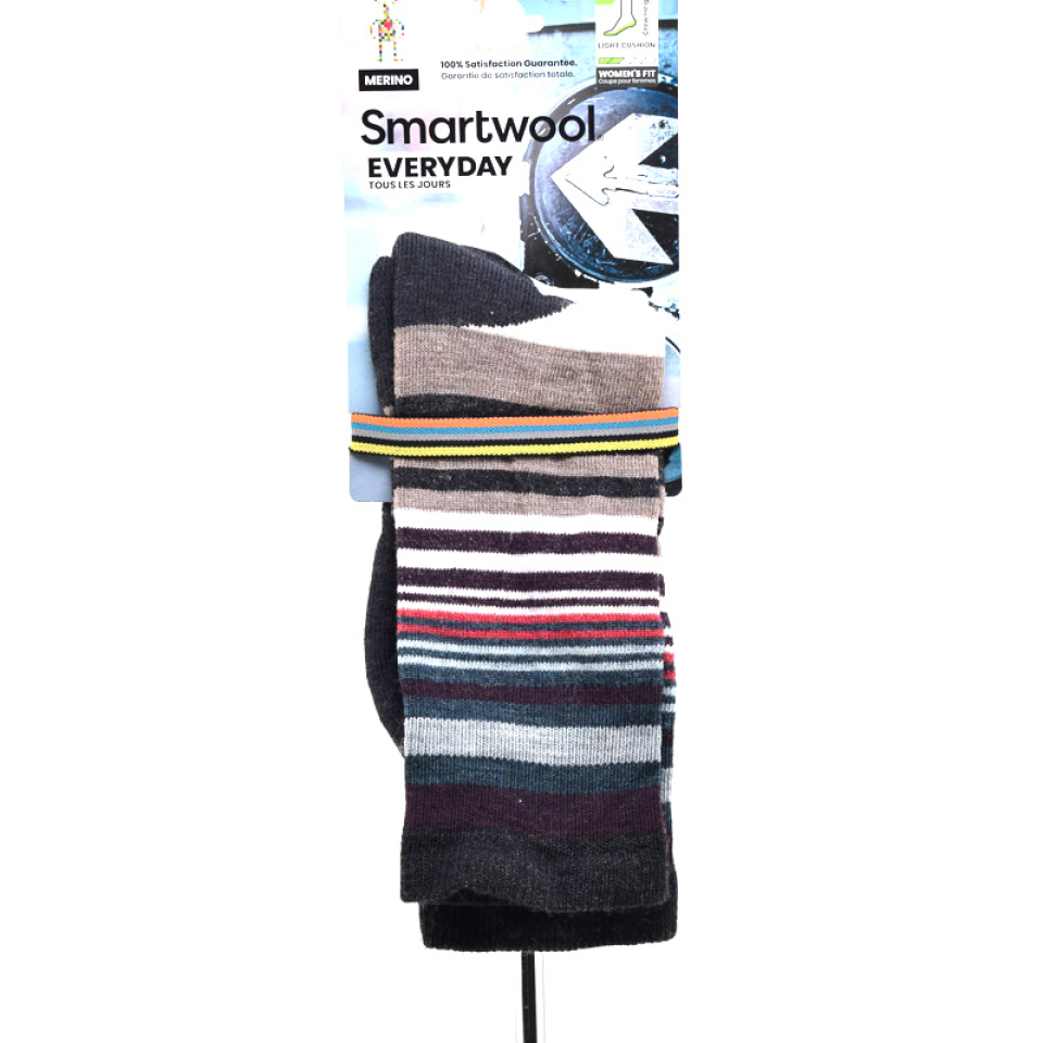 BAS REG - W EVERYDAY JOVIAN STRIPE CREW - SMARTWOOL